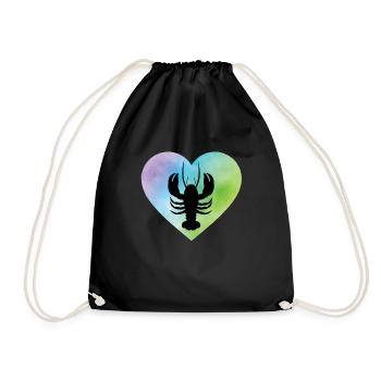 crayfish - Drawstring Bag - black - Front