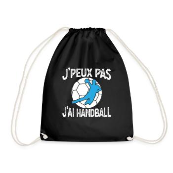 Je Peux Pas J'Ai Handball - Sac de sport léger - noir - Devant