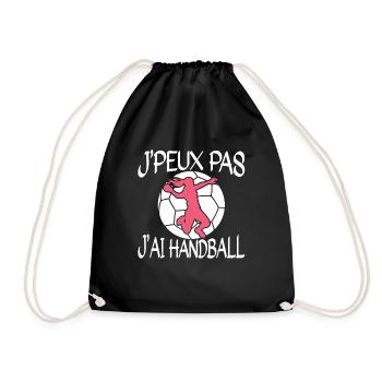Je Peux Pas J'Ai Handball - Sac de sport léger - noir - Devant