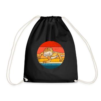 Bartagame - Drawstring Bag - black - Front