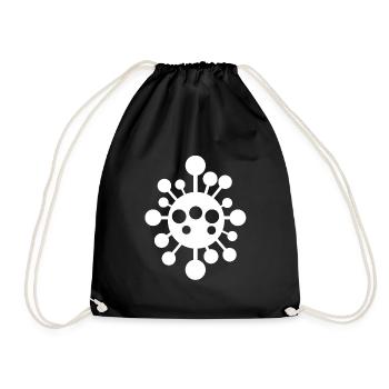 Virus Viruses Bacteria - Drawstring Bag - black - Front