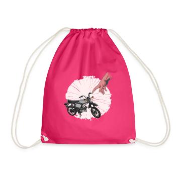 Simme conduite hirondelle Simson KR50 KR51 S50 S51 - Sac de sport léger - fuchsia - Devant