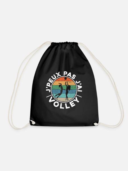 Je Peux Pas J'Ai Volley - Sac de sport léger - noir