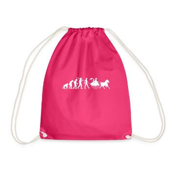 Carriage Evolution Coachman - Drawstring Bag - fuchsia - Front