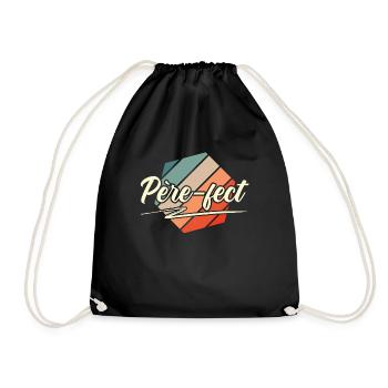 Père-Fect Fête Des Pères Meilleur Papa - Sac de sport léger - noir - Devant