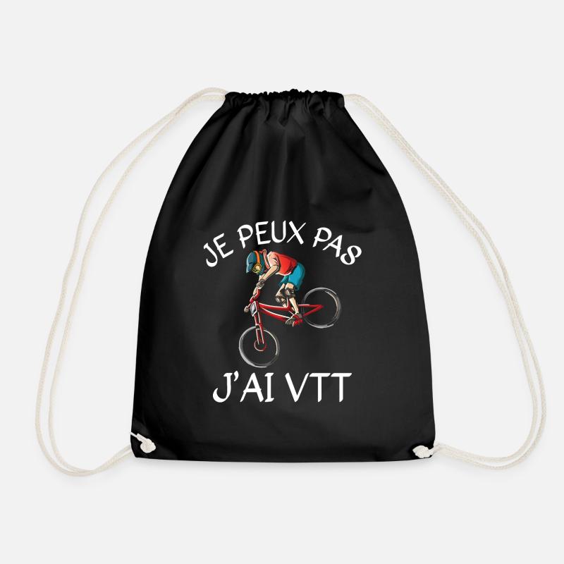 I Can't Have VTT - Drawstring Bag - black
