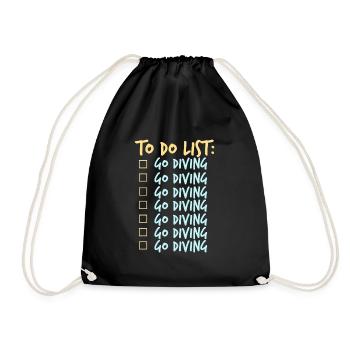 Plongée - Sac de sport léger - noir - Devant