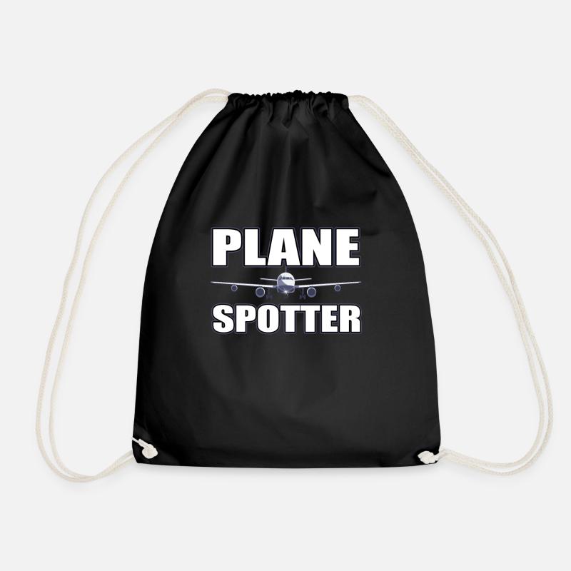 Planespotter - Turnbeutel - Schwarz