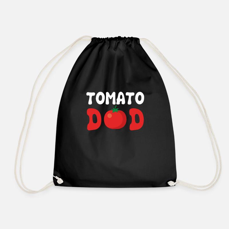 Tomaten Papa Geschenk - Turnbeutel - Schwarz