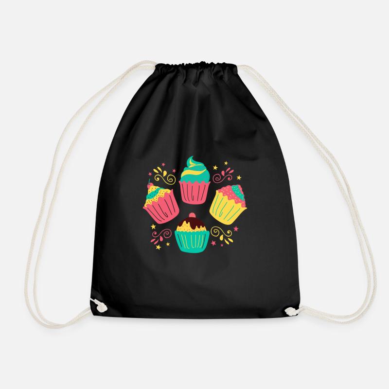 Cupcakes - Sac de sport léger - noir