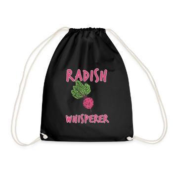 Radie murmure cadeau - Sac de sport léger - noir - Devant