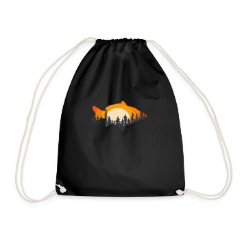 Poisson - Sac de sport léger - noir - Devant