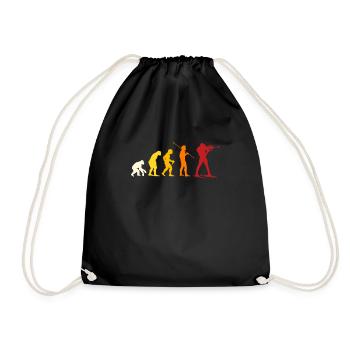 Évolution du biathlon - Sac de sport léger - noir - Devant