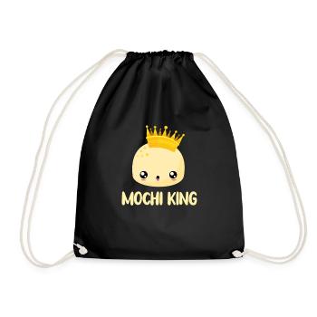 Mochi König - Turnbeutel - Schwarz - Vorne