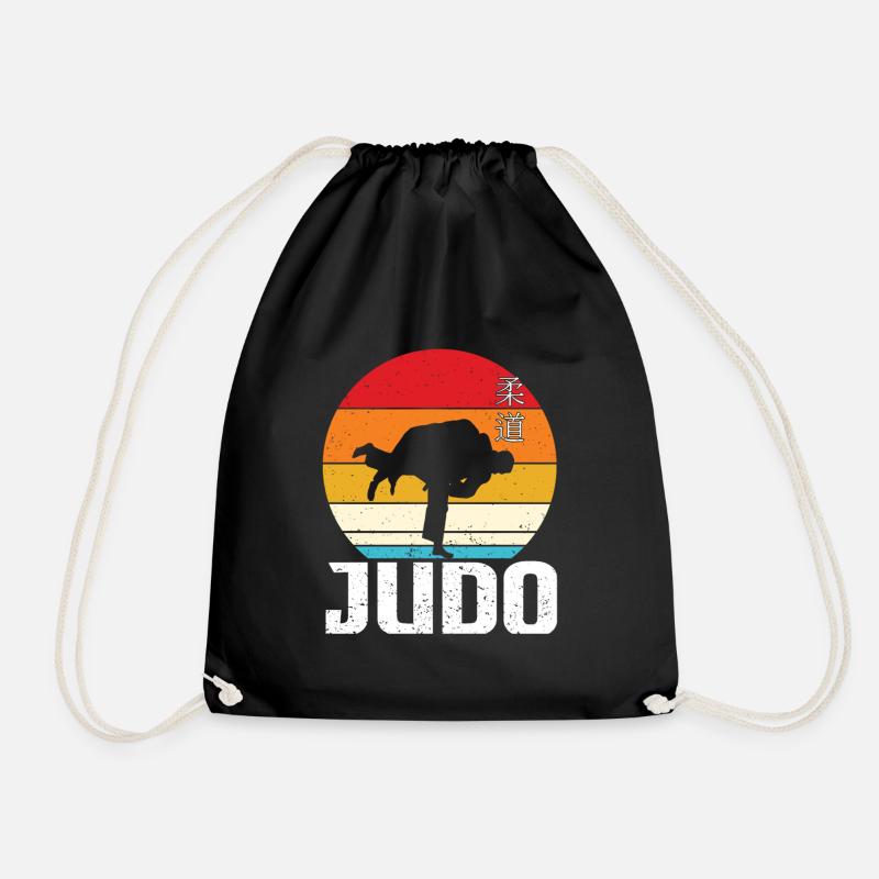 Judo Geschenkidee - Turnbeutel - Schwarz