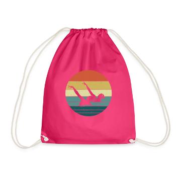 Synchronschwimmen - Turnbeutel - Fuchsia - Vorne
