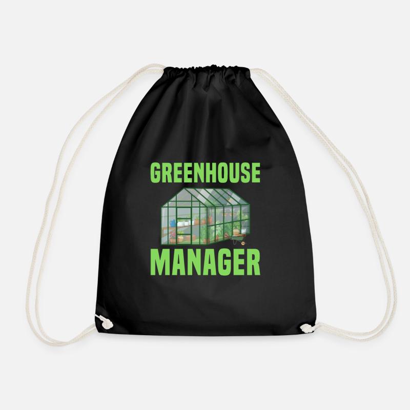 Gewächshaus Manager - Turnbeutel - Schwarz