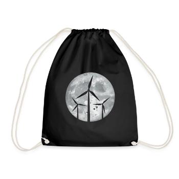 Éolienne - Sac de sport léger - noir - Devant