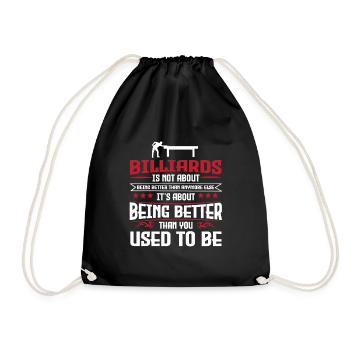 Billard - Sac de sport léger - noir - Devant