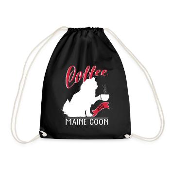 Café Maine Coon - Sac de sport léger - noir - Devant