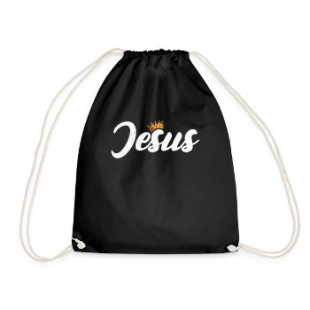 Jesus Faith Design For Christians - Drawstring Bag - black - Front