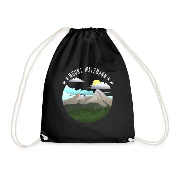 Berg Watzmann - Drawstring Bag - black - Front