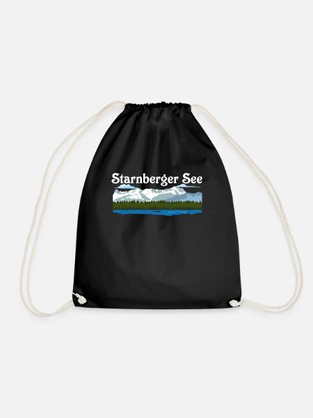 Starnberger See - Turnbeutel - Schwarz