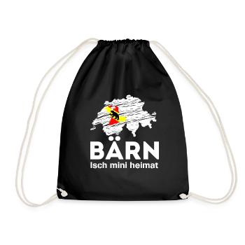 Bärn Heimat Bern - Turnbeutel - Schwarz - Vorne