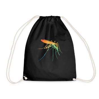 Mosquito - Drawstring Bag - black - Front