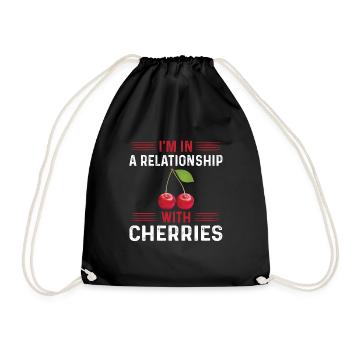 T-shirt cerise - Sac de sport léger - noir - Devant