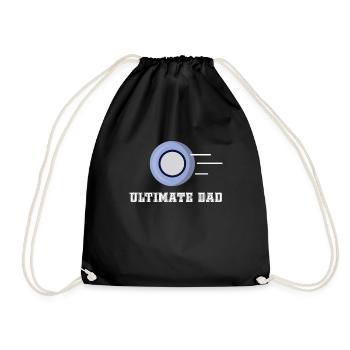 Ultimate Papa - Drawstring Bag - black - Front
