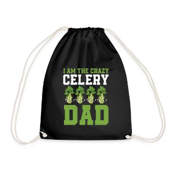 Celery Dad - Drawstring Bag - black - Front