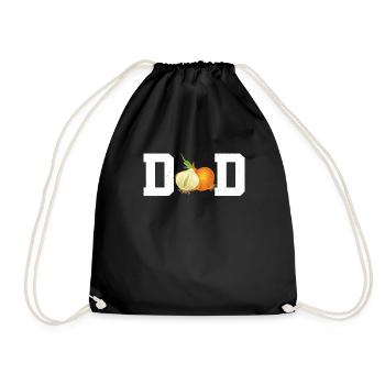 Onion Dad - Drawstring Bag - black - Front