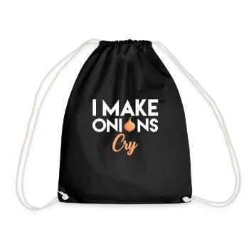 Onion - Drawstring Bag - black - Front