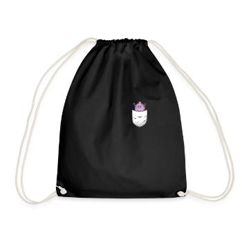 Onion Shirt Bag - Drawstring Bag - black - Front