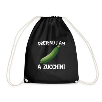 Zucchini Halloween - Turnbeutel - Schwarz - Vorne