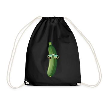 Zucchini Sonnenbrille - Turnbeutel - Schwarz - Vorne