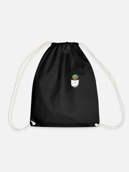 Radieschen Hemdtasche - Turnbeutel - Schwarz