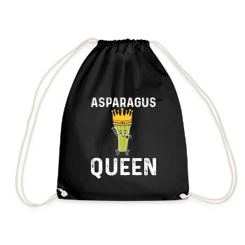 Reine des asperges - Sac de sport léger - noir - Devant
