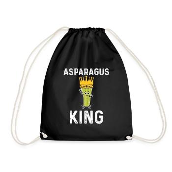 Roi des asperges - Sac de sport léger - noir - Devant
