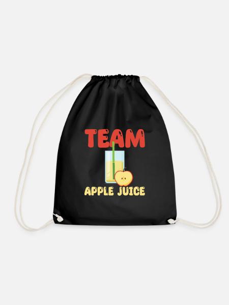 Team Apfelsaft - Turnbeutel - Schwarz