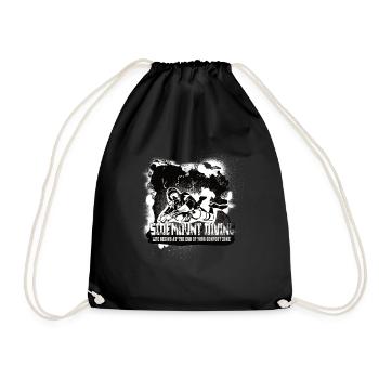 Sidemount Diving Reef End of the Comfort Zone - Drawstring Bag - black - Front