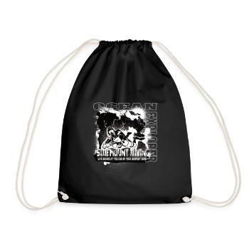 Ocean Explorer Scuba Diving Sidemount Diving Reef - Drawstring Bag - black - Front