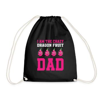 Drachenfrucht Papa - Turnbeutel - Schwarz - Vorne