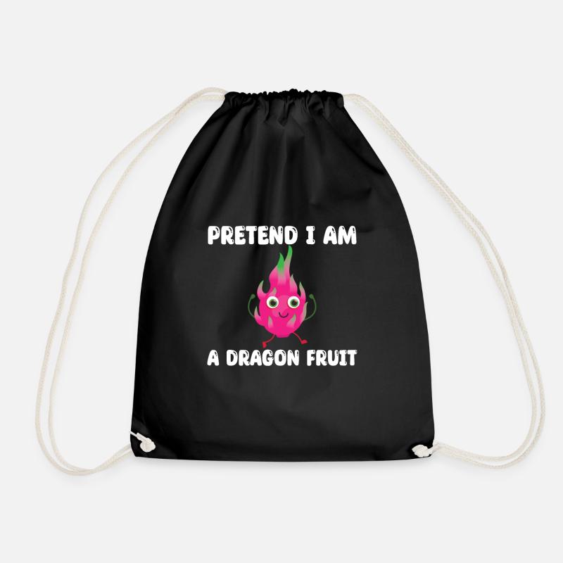 Drachenfrucht Shirt - Turnbeutel - Schwarz