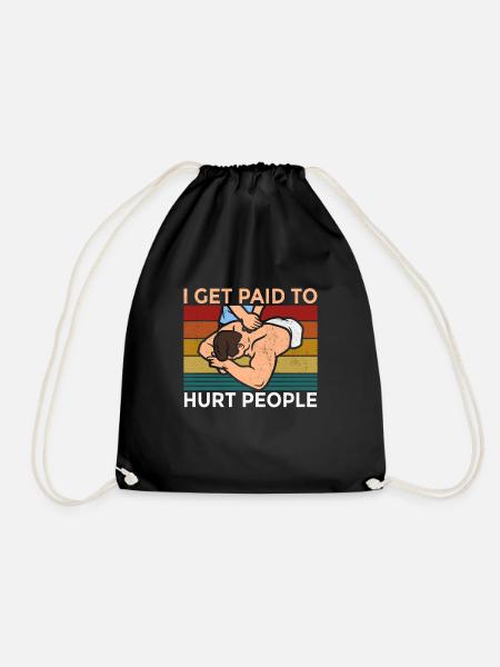 Physical Therapist Speech and Massage Therapy Chir - Turnbeutel - Schwarz