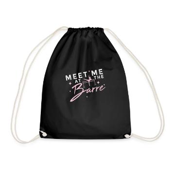 Ballet Ballerine Pole Dancer Line Dance Tap Dance - Sac de sport léger - noir - Devant