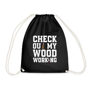 Chemise de travail du bois pour charpentiers - Sac de sport léger - noir - Devant