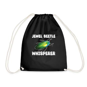 Magnificent Beetle Whisperer - Drawstring Bag - black - Front