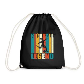 Légende du kickball - Sac de sport léger - noir - Devant